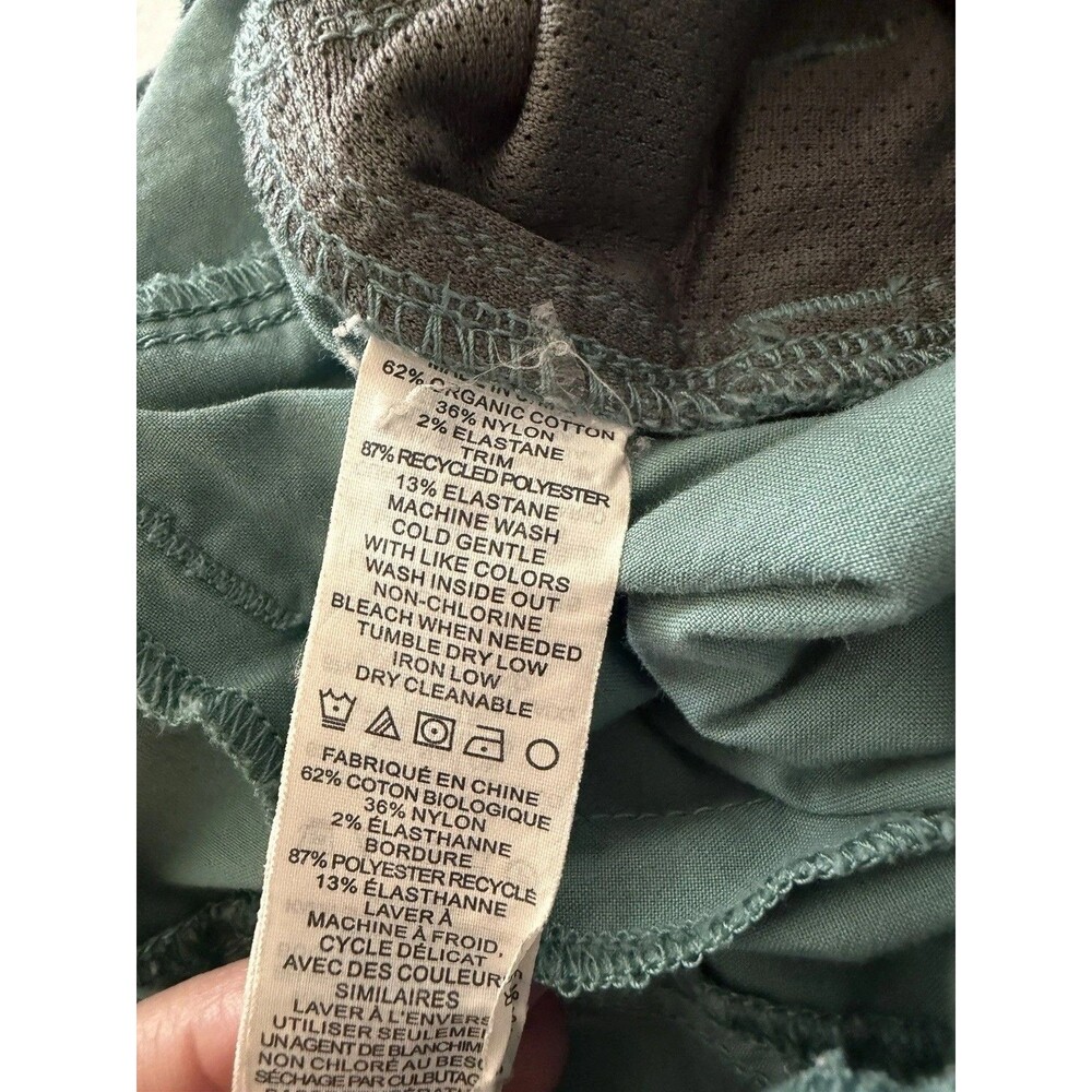 prAna Kanab Jogger Pants Womens XL Green Mid Rise Climbing Hiking Athletic - Picture 5 of 10